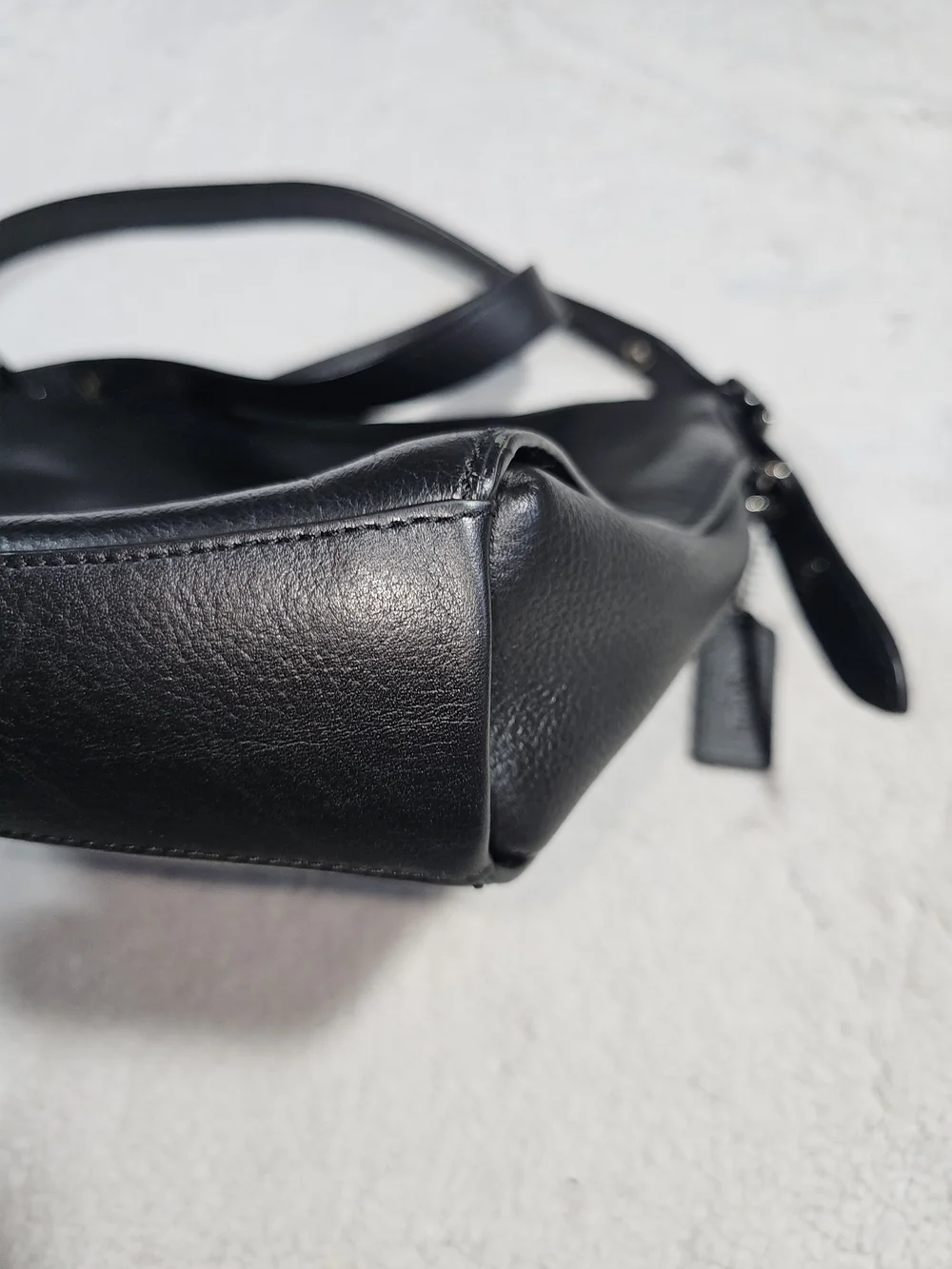 Coach Black Leather Crossbody Bag